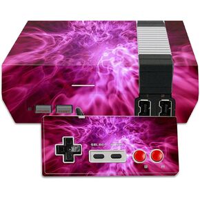 MightySkins Skin Compatible with Nintendo NES Classic Edition wrap Cover Sticker Skins Red Mystic Flames