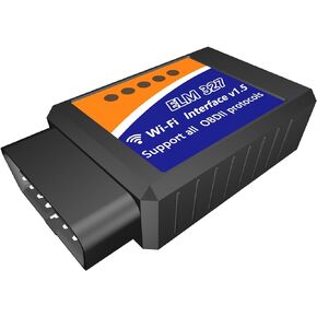 MOCATEC WiFi ELM327 OBD2 Scanner Reader Adapter Compatible with iPhone iOS and Android Phones WiFi OBD 2 ELM 327 Adapter Reader Scanner Diagnostic Tool for Cars SUV Pickup Light Truck
