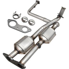 JT Exhaust Catalytic Converter Compatible with 1996-1999 Chevrolet Tahoe/C1500/C2500/K1500/K2500 Suburban/Pickup, Gmc Yukon 1996-2000, Cadillac Escalade 1999-2000 5.7L (EPA Compliant)
