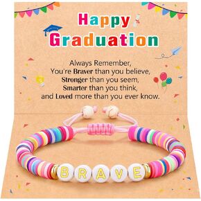 UPROMI Preschool/Kindergarten/5th Grade/8th Grade Graduation Gifts for Girls Class Of 2024 Graduation Bracelet