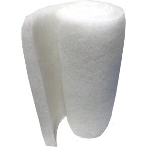 Premium Dual-Layer Filter Floss/Pad for Canisters, Sumps, Ponds and Aquariums - Cut to Fit 12x72 - Dye Free