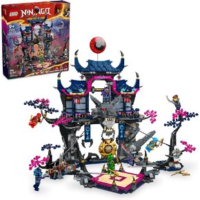 LEGO NINJAGO Wolf Mask Shadow Dojo Building Toy with 8 Ninja Action Figures Including Kai, NYA, Lloyd and Zane, Kids’ Ninja Master Toy for Independent Play, Toys for 9 Year Old Boys and Girls, 71813