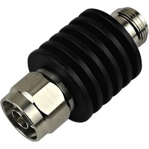 BECEN 3DB 10W N Attenuator, 10 Watt 50 Ohm Attenuator DC to 3Ghz ， Fixed Attenuator (3DB)