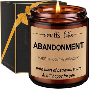 GSPY Scented Candles - Moving Away Gifts for Friends, Coworker Leaving Gifts, Funny Retirement Gifts for Women, Men - Goodbye Gifts, Going Away, Farewell Gifts for Coworkers, Boss, Work Bestie
