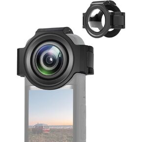 PULUZ Insta 360 x3 Lens Protector, Dual Lens Guards for Insta360 X3 Protective Case Optical Tempered Glass Camera Accessories for Insta 360 x3 Accessories Waterproof (Upgrade)