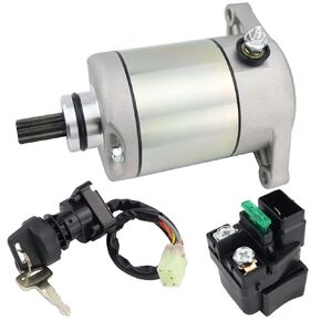 محرك التشغيل ومرحل الملف اللولبي ومفتاح الإشعال لسوزوكي ATV Eiger 400 2WD 4WD LT-A400 LT-F400 2002-2007 3545-016 31100-38F00 3313-719 31210-PWB1-900 SM-14241