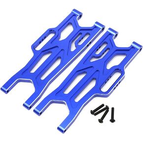 Aluminum Front Lower Suspension Arms Set Compatible for Arrma 1/10 Kraton/Outcast 4x4 4S V2 BLX RC Truck Upgrade Parts L/R Suspension Arms Swing Arm Replacement ARA330711