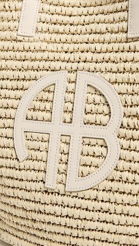 ANINE BING Women's Palermo Tote Ivory in Saudi Arabia