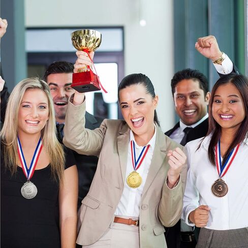 Caydo 12 Pieces 2 Inch Gold Silver Bronze Award Medals Winner Medals with 1st 2nd 3rd for Competitions, Party, Sports for Kids and Adults in Saudi Arabia