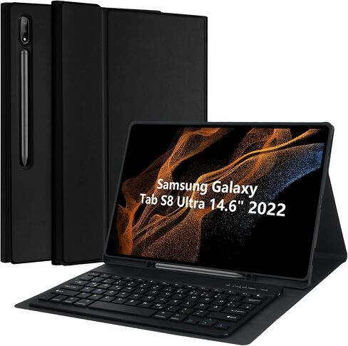 aMZCaSE for iPad Pro 13 inch Case 2024 with Keyboard,M4 of iPad 13 Pro Keyboard Case with Bluetooth Wireless Detachable Smart Sleep/Wake Keyboard&Pencil Holder for iPad Pro 13 inch,Black in Saudi Arabia