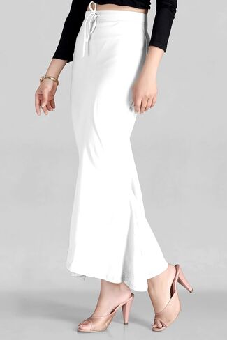 Chandrakala Cotton Saree Shapewear for Women Seamless Stretchable Mermaid Sari Shaper Petticoat Girls (S117-P) in Saudi Arabia