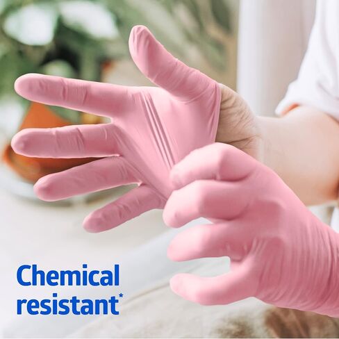 Medline Generation Pink Sense Nitrile Exam Gloves, 230 Count, X-Large, Powder Free, Disposable, Not Made with Natural Rubber Latex, Multipurpose, Support Breast Cancer with Every Glove in Saudi Arabia