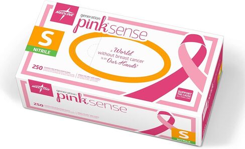 Medline Generation Pink Sense Nitrile Exam Gloves, 230 Count, X-Large, Powder Free, Disposable, Not Made with Natural Rubber Latex, Multipurpose, Support Breast Cancer with Every Glove in Saudi Arabia