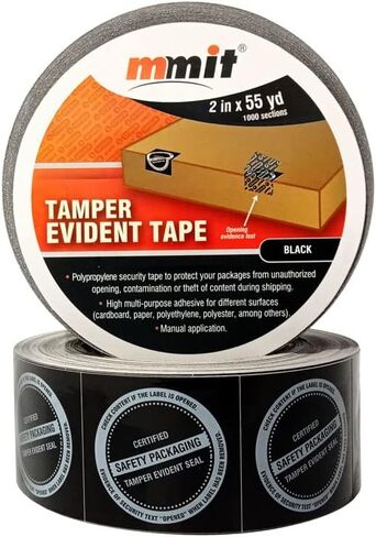 1000 Tamper Proof Sticker, Safety Labels for Food containers - Fresh & Sealed for Your Safety (2" x 55 Yards), Food Labels Stickers for Food delivery. in Saudi Arabia