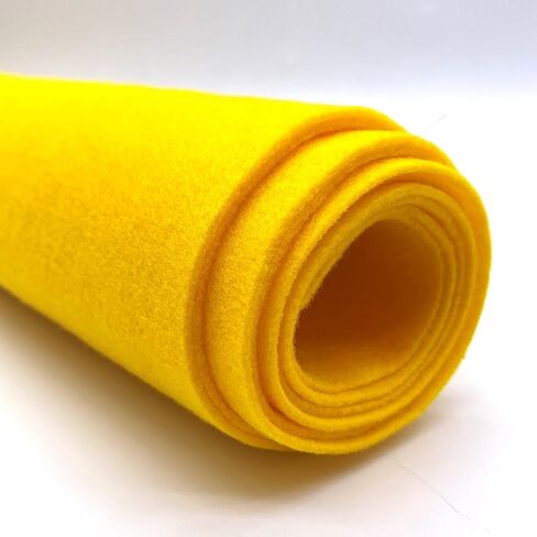 نسيج لباد Ice Fabrics من The Yard - لباد أكريليك بعرض 72 بوصة وسمك 1.6 مم - نسيج لباد أبيض ثلجي ناعم ومتين للفنون والحرف اليدوية والديكورات والمزيد - 1 ياردة سنو وايت in Kuwait