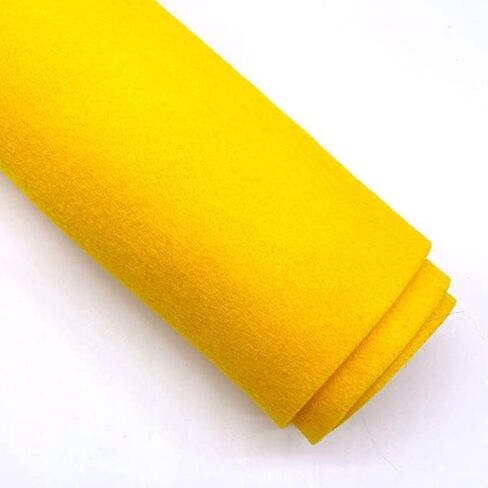 نسيج لباد Ice Fabrics من The Yard - لباد أكريليك بعرض 72 بوصة وسمك 1.6 مم - نسيج لباد أبيض ثلجي ناعم ومتين للفنون والحرف اليدوية والديكورات والمزيد - 1 ياردة سنو وايت in Kuwait