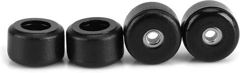 Mini Finger Skateboards, Wooden Finger Skateboard Toy Professional Fingers Skate Set, Novelty Tech Deck Fingerboard for Children (Black) in Kuwait