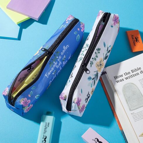 Mr. Pen- Pencil Pouch for Bible Study, 2 Pack, Small Pencil Case, Pen and Highlighter Case, Pencil Bag, Pencil Cases for Gifts, Bible Study Supplies, Pen Case, Bible Journaling Supplies in Saudi Arabia