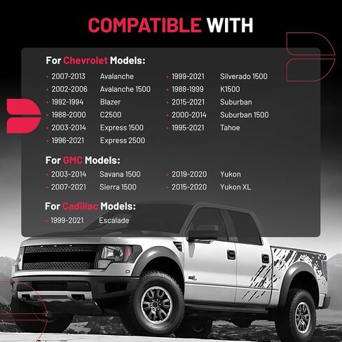 BDFHYK 6x139.7 Wheel Spacers 1 inch 6x5.5, 6 Lug M14x1.5 Studs & 108mm Hub Bore, Compatible with Chevy Suburban Silverado Tahoe GMC Sierra 1500 Yukon Cadillac Escalade Ram 1500, Set of 4 in Saudi Arabia