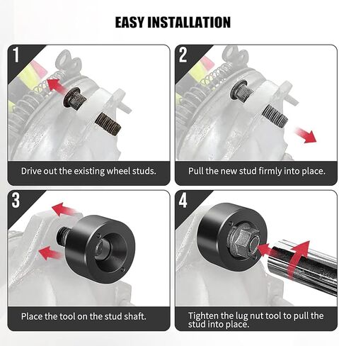 RYANSTAR RACING 22800 Wheel Stud Installer Replace Most All Automotive and Light-Duty Truck Wheel Studs Wheel Stud Installer Tool Wheel Studs Safe, Durable, Saves Time, Effort in Saudi Arabia