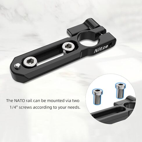 Nitze NATO Rail with 15mm Rod Clamp (3"/76 mm) - N49-NC3 in Saudi Arabia