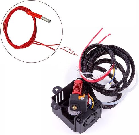 HICTOP Ender 3 Heater Cartridge 24v 40w Heater 1.5M/59Inch for Creality Ender 3 Ender 3 Pro Ender 5 CR-10S Pro 3D Printer Prusa Mendel （Pack of 3） in Saudi Arabia