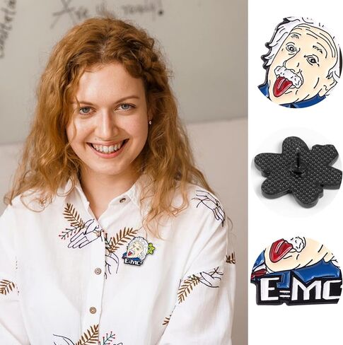6Pcs Science Pin Set,Cartoon Scientist Science Pins,Laboratory Brooch Pin,Flask Test Tube Chemistry Pins,Cute Enamel Pins Brooches for Backpacks Clothing Bags Hat,Laboratory Gifts for Teacher Student in Saudi Arabia