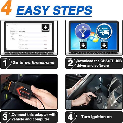 محول obdmonster elm327 obd2 متوافق مع f150 f250 وأكثر، لـ forscan MS/HS يمكن التبديل تلقائيًا، الماسح الضوئي التشخيصي obdii عبر USB لنظام التشغيل Windows فقط in Kuwait