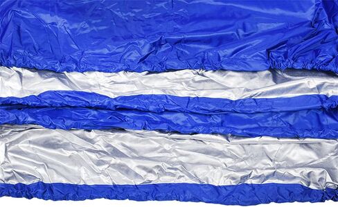 Heavy-Duty Boat Cover Trailerable Boats Cover with Storage Bag Straps for V-Hull Pro-Style Bass Boats, Fits Boats Length 17-19ft Beam Width up to 96, Dark Blue in Saudi Arabia