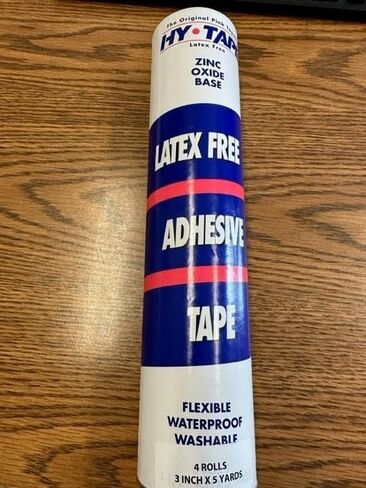 شريط Hy-Tape وردي، 3 بوصة × 5 ياردات (أنبوب من 4)، 30LF - شريط جراحي طبي وردي مقاوم للماء in Kuwait