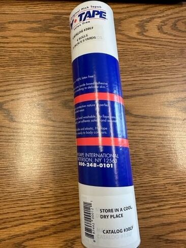 شريط Hy-Tape وردي، 3 بوصة × 5 ياردات (أنبوب من 4)، 30LF - شريط جراحي طبي وردي مقاوم للماء in Kuwait