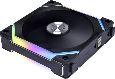 Lian Li UNI Fan SL V2 RGB Revolutionized Daisy-Chain ARGB Fan 120mm Single Pack Black SL120V2-1B in Saudi Arabia
