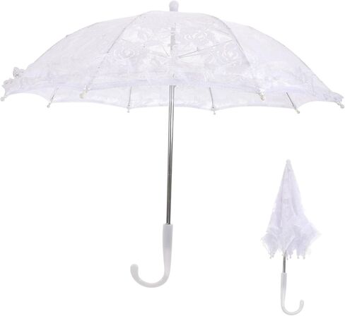 Adorainbow الدانتيل مظلة المظلات الصينية للنساء حفل زفاف شنقا مظلة زخرفة للأطفال مظلات واضحة لحفلات الزفاف الشاي حزب الديكور خمر البلاستيك ملكة جمال الزهور فتاة in Kuwait