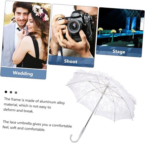 Adorainbow الدانتيل مظلة المظلات الصينية للنساء حفل زفاف شنقا مظلة زخرفة للأطفال مظلات واضحة لحفلات الزفاف الشاي حزب الديكور خمر البلاستيك ملكة جمال الزهور فتاة in Kuwait