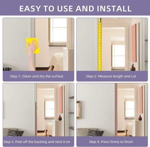 Weather Stripping Door Seal Strip, Door Weather Stripping for Door Frame, Soundproofing Rubber Door Insulation Strip, 33Ft Self-Adhesive Weatherstripping for Doors & Windows (Black)… in Kuwait