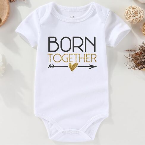 Born Friends Newborn Twins Outfits Boy And Girl Baby Items outfits matching in Saudi Arabia