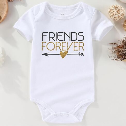 Born Friends Newborn Twins Outfits Boy And Girl Baby Items outfits matching in Saudi Arabia