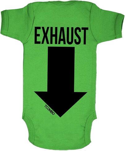 Tcombo Intake Exhaust - Gearhead Funny Bodysuit in Saudi Arabia
