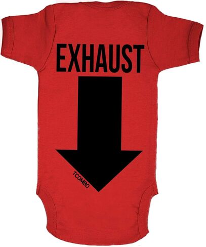 Tcombo Intake Exhaust - Gearhead Funny Bodysuit in Saudi Arabia