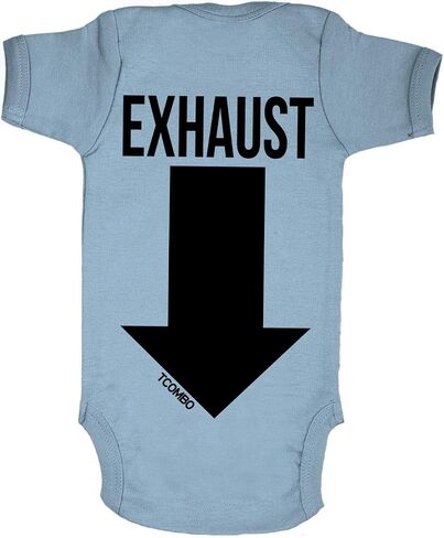 Tcombo Intake Exhaust - Gearhead Funny Bodysuit in Saudi Arabia
