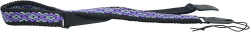 حزام جيتار Ten Point Gear® 550 Paracord - نهايات جلدية محببة بالكامل لتوفير الراحة والثبات والمتانة أثناء تشغيل الموسيقى. in Kuwait