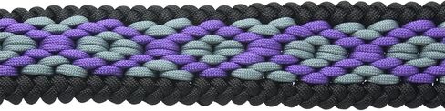 حزام جيتار Ten Point Gear® 550 Paracord - نهايات جلدية محببة بالكامل لتوفير الراحة والثبات والمتانة أثناء تشغيل الموسيقى. in Kuwait