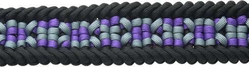 حزام جيتار Ten Point Gear® 550 Paracord - نهايات جلدية محببة بالكامل لتوفير الراحة والثبات والمتانة أثناء تشغيل الموسيقى. in Kuwait