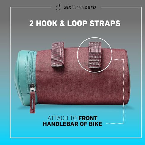 sixthreezero Bike Handlebar Bag, Waterproof Bicycle Front Roll Bag in Kuwait