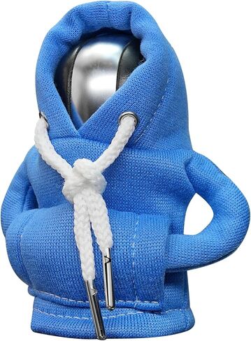 2023 غطاء رأس بمقبض ناقل الحركة الجديد للسيارة، غطاء مقبض ناقل الحركة العالمي، غطاء ناقل الحركة، غطاء رأس لطيف لمقبض ناقل الحركة، ديكور حامي عصا ناقل الحركة (قطعتان. أسود + أحمر) in Kuwait