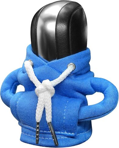 2023 غطاء رأس بمقبض ناقل الحركة الجديد للسيارة، غطاء مقبض ناقل الحركة العالمي، غطاء ناقل الحركة، غطاء رأس لطيف لمقبض ناقل الحركة، ديكور حامي عصا ناقل الحركة (قطعتان. أسود + أحمر) in Kuwait