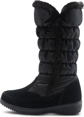 Flexus Spring Step Citywalk Tall Waterproof Winter Boots for Women - Ladies Snow Boots with Cozy Nylon & Faux Fur Lining - Women's Mid-Calf Boots with Zipper Closure in Saudi Arabia