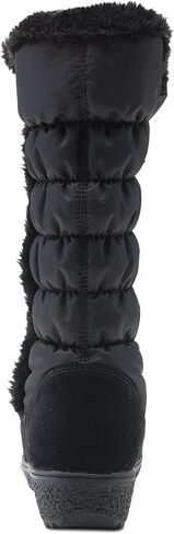 Flexus Spring Step Citywalk Tall Waterproof Winter Boots for Women - Ladies Snow Boots with Cozy Nylon & Faux Fur Lining - Women's Mid-Calf Boots with Zipper Closure in Saudi Arabia