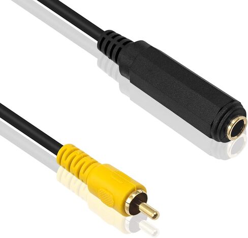 Duttek RCA to 1/4 Adapter Cable 12 Inch/30cm, 1/4 to RCA Adapter Cable, 1/4 Female to RCA Male Interconnect Audio Adapter Conversion Plug Exquisite Pure Copper Adapter Cable for AV Receiver, Amplifier in Saudi Arabia