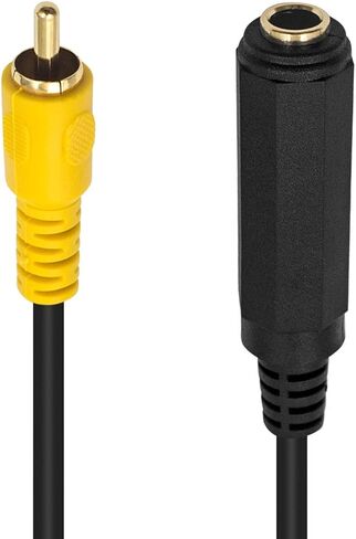 Duttek RCA to 1/4 Adapter Cable 12 Inch/30cm, 1/4 to RCA Adapter Cable, 1/4 Female to RCA Male Interconnect Audio Adapter Conversion Plug Exquisite Pure Copper Adapter Cable for AV Receiver, Amplifier in Saudi Arabia